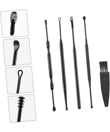 SKISUNO 5-Piece Ear Cleaning Tool Set Dual-Head Spiral Ear Wax Removal Kit Portable at Home or Travel - Buy Online on GoSupps.com
