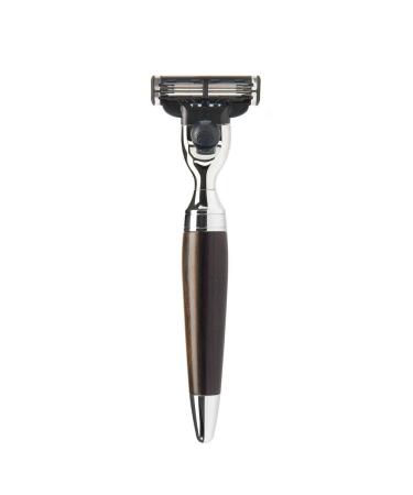 M HLE wet razor - Stylo series - compatible with Gillette blades - Grenadilla wood