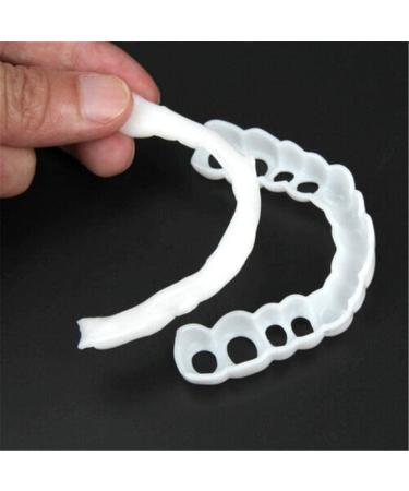 BHSH 2-Piece Reusable Dentures Cover - Temporary Cosmetic Tooth Veneers for a Perfect Smile | International Shipping Available - Buy Online on GoSupps.com