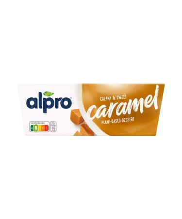 Alpro Soya Dessert Creamy & Sweet Caramel - Vegan Lactose-Free Gluten-Free UHT Pack of 6 (4 x 125g) - Buy Online Now - Buy Online on GoSupps.com