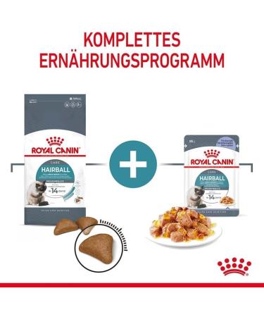 Royal Canin Hairball Care Jelly | Double Pack | 2 x 12 x 85g | Complete Cat Food (Fine Chunks in Jelly) | May Help Reduce Ha - Buy Online on GoSupps.com