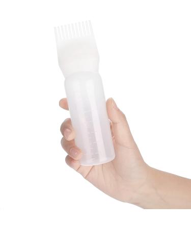 Watris Veiyi Hair Oil Applicator 160 ml Applicator Bottle Hair Shampoo Hair Oil Applicator Bottle Root Comb Applicator Bottle Hair Dye Brush Bottle Comb (White) - Buy Online on GoSupps.com