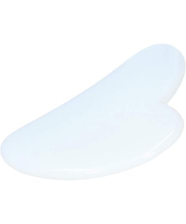 Heart-Shaped Scratch Plate Massage Device - Polished Crystal for Face Shoulder Leg & Belly Relaxation | International Shipping Available - Buy Online on GoSupps.com
