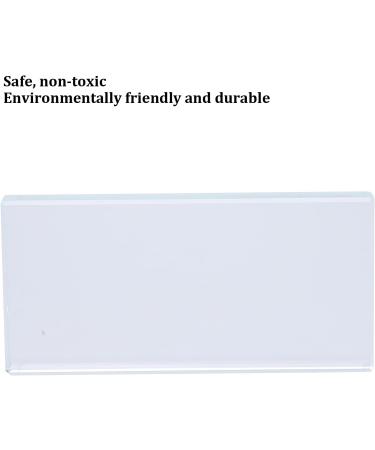  ACOGEDO Nail Palettes Versatile Colour Mixing Card - Rectangle Glass Mixing Palette and Makeup for Nail Polish Gel and Eyelash Glue - Buy Online on GoSupps.com