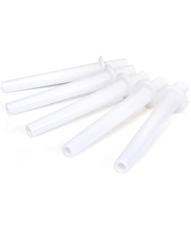 Flex Period Enema Nozzle Replacement Tips - 5 Hygienic Accessories for Universal Enema & Vaginal Showers (5mm Opening) - Buy Online on GoSupps.com