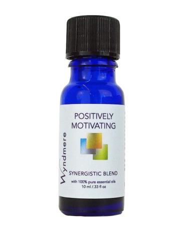 Positively Motivating Essential Oil Blend - Uplifting & Encouraging 100% Pure Therapeutic Quality for Aromatherapy - Wyndmere Naturals - 10ml