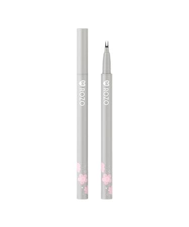 Double Tip Lower Lash Eyeliner - Liquid Eye Liner | Double Tip Double Eyelid With Ultra-Fine Waterproof Eyeliner Pencil For Beginner Shakven X601# Cool Gray