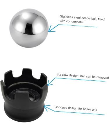 Beavorty 2-in-1 Muscle Massage Device | Face Ice Cream Scooter Ball & Cold Roller | Home Facial Massager & Pain Relief Tool - Buy Online on GoSupps.com