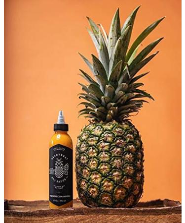 Heartbeat Hot Sauce Pineapple Habanero 6 oz - Small Batch, Handmade, Vegan & Preservative Free - Buy Online on GoSupps.com