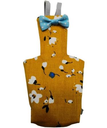 Yushu - Pet Adjustable Diaper Suit Parrot Diaper with Bow Tie Cute Colorful Fruit Floral for Cockatiel Pigeons Pet Birds Parrot Flight Suit Clothes Washable - Buy Online on GoSupps.com