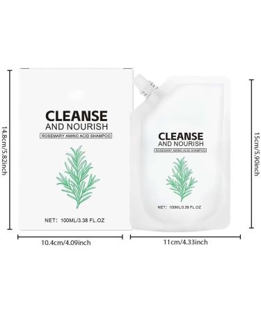 Refreshing shampoo for smooth and shiny hair nourishing and deeply moisturizing rosemary shampoo for hair growth controls oil (1 piece) - Buy Online on GoSupps.com