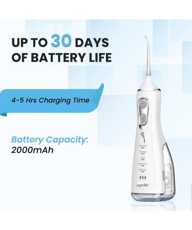 Apollo Water Flosser for Teeth Whitening & Dental Care | 5 Modes 300ML Capacity Waterproof | Perfect for Gums & Braces - Buy Online on GoSupps.com