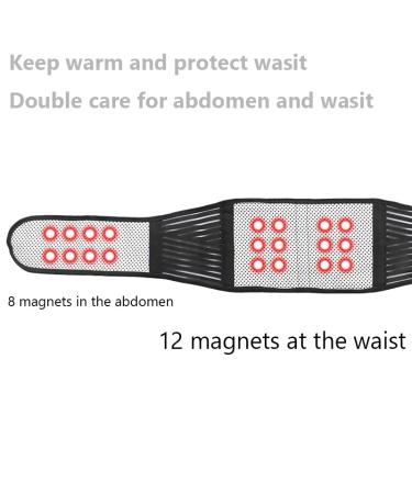 Konxi Lumbar Spine Support Belt - 20 Magnet Heating Therapy for Pain Relief | Magnetic Field Lower Back Bandage - Buy Online on GoSupps.com