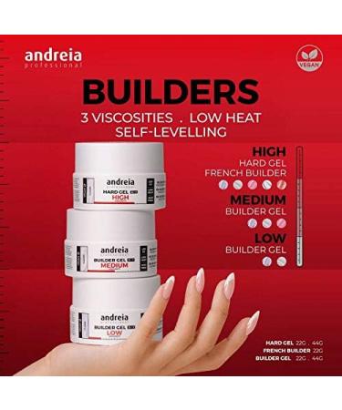 Andreia Professional Gel Builder Low Viscosity Clear - LED et UV - Clear 44g - Buy Online on GoSupps.com