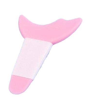 Mascara Eyelash Defend Tool Eyelash Tool Mascara Shieldlash Applicator Tool Reusable Silicone Applicator Eyeliners Guard (Pink)