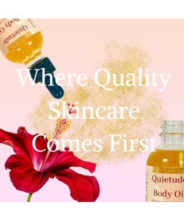 Essentially Rapha Quietude Body OIl - Calming Moisturizing and Long Lasting with Hibiscus Comfrey Oil and Bamboo Extract - Floral Scented Hydrating Oil For Soft and Glowing Skin 2 oz - Buy Online on GoSupps.com