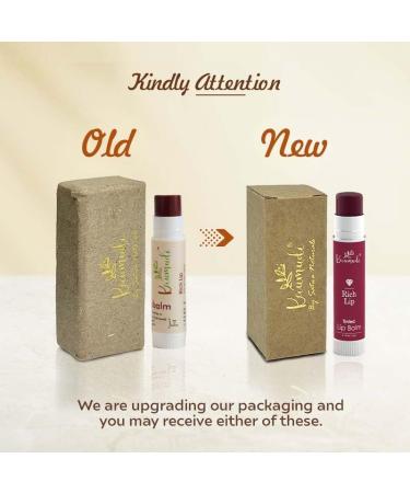 Kaumudi Handmade & Natural Lip Balm for Women & Men with Rose Damascena & Saffron Essential Oil (Rich Lip) - Buy Online on GoSupps.com