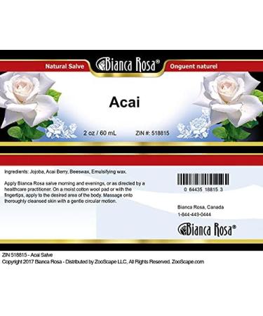 Bianca Rosa Acai Salve (2 oz ZIN: 518815) - 2 Pack - Buy Online on GoSupps.com