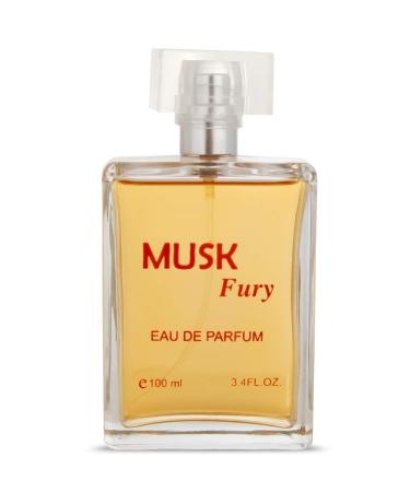 Musk Fury Perfum | Eau De Perfum | Long Lasting Fragrance Perfum | For Men & Women | 100ml - Buy Online on GoSupps.com