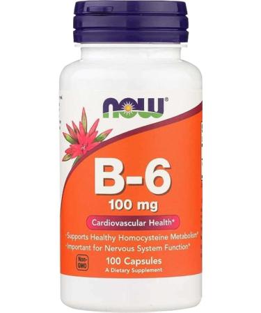 Now Foods B-6 100mg 100cap