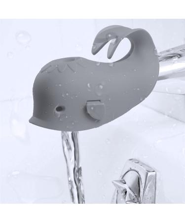 Silicone Bath Spout Cover for Kids - Gray | Baby Tub Faucet Protector for Toddler Safety - Buy Online on GoSupps.com