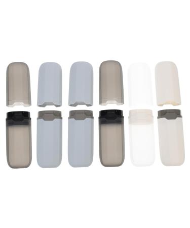 Hakidzel 6 pieces Box Portable toothbrush case toothbrush case toothbrushes travel case.