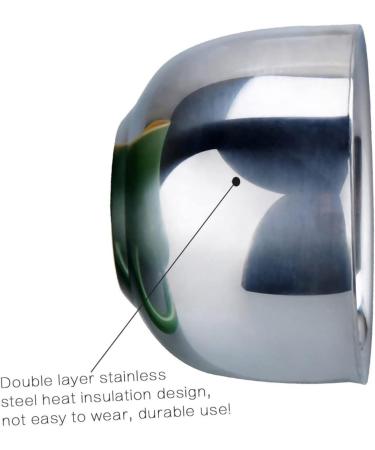 Doitool Shaving Foam Bowl - Rustproof Steel Shaving Cup for Men | Razor Accessories & Shaving Soap Bubbles - Buy Online on GoSupps.com