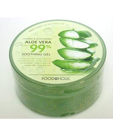 FOOD A HOLIC  Calming & Moisturizing Aloe Vera Purity 99% Soothing Gel 300ml / Korean Cosmetics