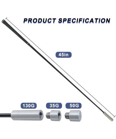 GemonExe 4-in-1 Golf Swing Speed Trainer - Adjustable Clubs Weight for Distance, Rhythm, Tempo - Science-Based Golf Training Aid System - Buy Online on GoSupps.com