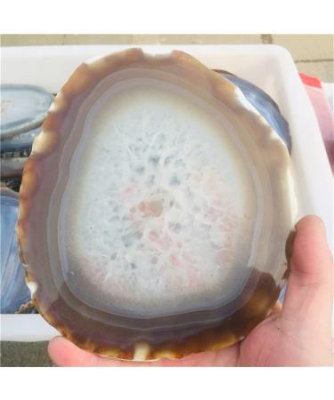 Natural Quartz Crystal 500-600g Natural Rough Agateslice Stone Raw Crystal agate1pc Home Office Decor ningxiao