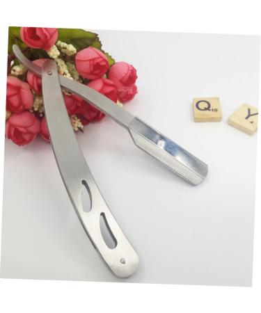 Minkissy 2pcs Razor Stainless Steel Hairy Knife for Men - Precision Grooming Tools for Smooth Shaving | International Shipping Available - Buy Online on GoSupps.com