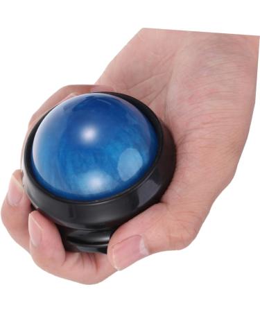 Beaupretty Manual Massage Ball - Back Roller & Muscle Therapy Stick for Yoga & Trigger Point Relief - Self-Massager in Medium Blue - Buy Online on GoSupps.com