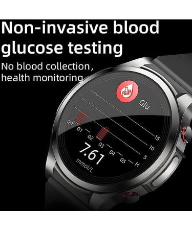 Smart Diabetic Watch: Glucose Monitor & Fitness Tracker for Men and Women - Silver - Buy Online on GoSupps.com
