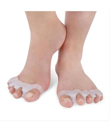 Zittop Toe Separators - Bunion Corrector & Toe Spacers Set for Pain Relief - Toe Stretcher for Hammer Toe - 4 Pieces, White - Men & Women - Buy Online on GoSupps.com