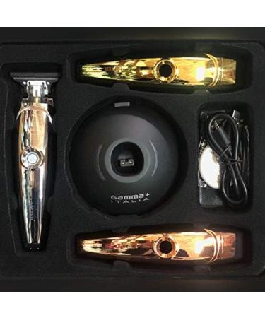Gamma Pi Absolute Hitter Gold Rose - Professional Cordless Trimmer with Skeletron & 3 Interchangeable Covers | International Shipping Available - Buy Online on GoSupps.com