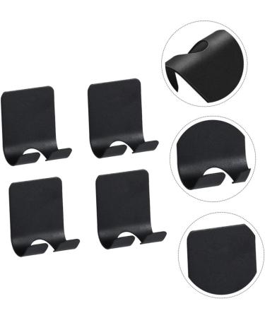Zerodeko 8-Piece Storage Hooks Set | Wall Hooks for Towels Kitchen Utensils & Razors | Black 6.1x4.5cm - Organize Your Space! - Buy Online on GoSupps.com