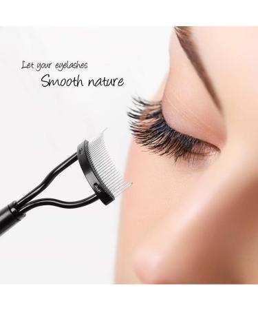 Hatem 2X Eyelash Comb Curlers Makeup Mascara Applicator Eyebrow Grooming Brush Tool - Buy Online on GoSupps.com