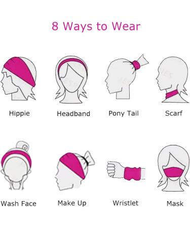 IMOMENT Boho Wide Headbands for Women - Non Slip Fashion Headwrap for Yoga, Running & Sports - Set of 26 - Buy Online on GoSupps.com