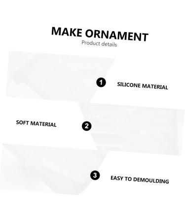 STOBOK Silicone Mold Candle Molds Ornament Jewelry Charms Mould Love Sign Silicone Die Crystal Epoxy Crafts White 13.3X13cm - Buy Online on GoSupps.com