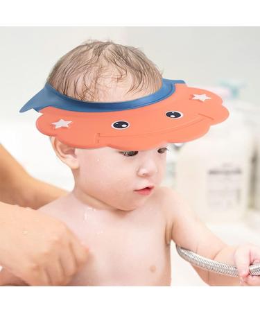 Adjustable Silicone Baby Shower Cap for Infants & Toddlers - Blue - Buy Online on GoSupps.com