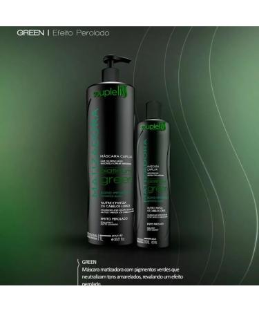 SoupleLiss Platinum Green Tinting Mask 300ml - Premium Hair Care for International Shipping - Buy Online on GoSupps.com