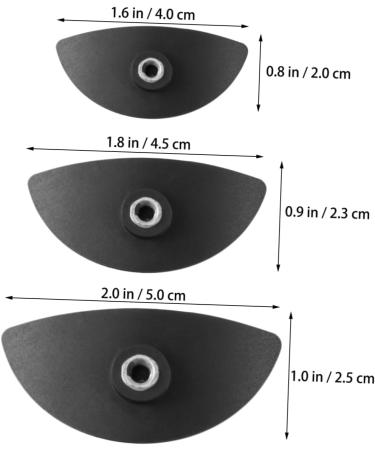 POPETPOP 6 Pcs Make up for Face Lazy Eyeshadow Stamp Eye Shadow Tool Seal Die 5*2.5cm Black - Buy Online on GoSupps.com