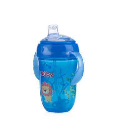 Nuby 2 Pack 360 2 Handle Cup 9oz BPA Free - Blue Lion & Red Monkey - Buy Online on GoSupps.com