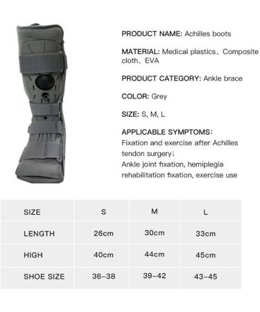 Ankle Fracture Boot Walker - Inflatable Semi-Rigid Support for Foot Pain Recovery & Stress Fractures - Large Size - Buy Online on GoSupps.com