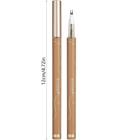 Proof Eyeliner Double Tip Lower Eyelash Pencil Waterproof Liquid Formula Eyeliner Super Slim Eye Lower Eyelash Pencil Tip Quick Drying Long Lasting eyelash C: Tea Brown - Buy Online on GoSupps.com