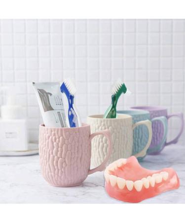 Prosthesis Cleaning Brush Set | 3 Hard Brushes for Optimal Care & Ergonomic Design - Buy Online on GoSupps.com