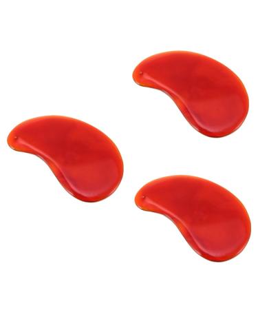 Gleavi 3 pc scratch board metabots body breeding roller body-guasha board scratch massage massage device tongue suchbery massage scraps for face large Achakstone massage board different colors x 3 pieces 8x4.5x0.3cmx3pcs