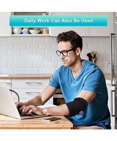 Tennis Elbow Support Brace | Adjustable Compression Sleeve for Golfers & Tendonitis - Fits Both Arms Men & Women - Buy Online on GoSupps.com
