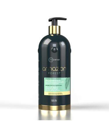 | Amazon Forest Organic Protein Smoothing | Ultra Smooth Treatment | Promotes Softness And Shine | 1000ml / 33.8 fl.oz. Beige