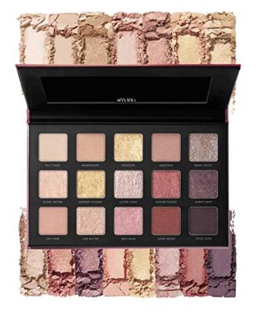 Milani Gilded Luster Light Eyeshadow Palette - 15 Colors Highly Pigmented Matte Shimmer Glitter Eye Shadow Makeup Palette Kit